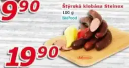 ESO MARKET Štýrská klobása Steinex Bidfood nabídka