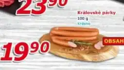 ESO MARKET Královské párky Krásno nabídka