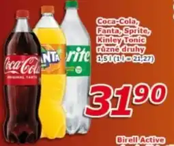 ESO MARKET Coca-Cola, Fanta, Sprite, Kinley Tonic nabídka