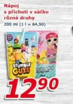 ESO MARKET Nápoj s příchutí v sáčku různé druhy nabídka