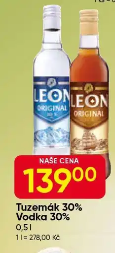 Hruška Tuzemák 30% Vodka 30% nabídka