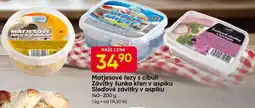 Hruška Matjesové řezy s cibulí Závitky šunka křen v aspiku Sleděové závitky v aspiku nabídka