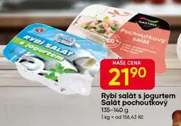 Hruška Rybí salát s jogurtem Salát pochoutkový nabídka