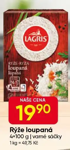 Hruška Rýže loupaná nabídka