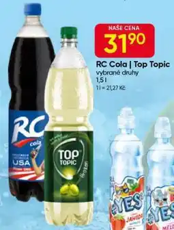 Hruška RC Cola, Top Topic nabídka