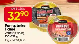 Hruška Pomazánka Hamé nabídka