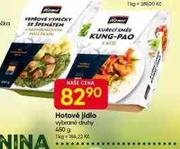 Hruška Hotové jídlo nabídka