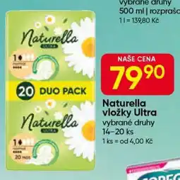 Hruška Naturella vložky Ultra nabídka