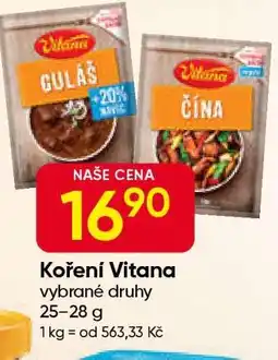 Hruška KOŘENÍ VITANA nabídka