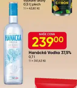 Hruška Hanácká Vodka 37,5 % nabídka