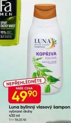 Hruška Luna bylinný vlasový šampon nabídka