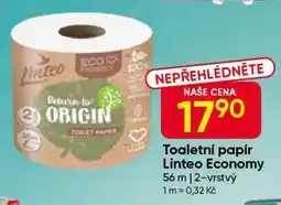 Hruška Toaletní papír Linteo Economy nabídka