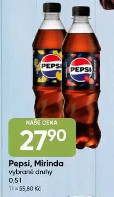 Hruška Pepsi, Mirinda nabídka