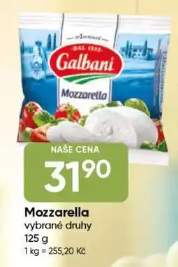 Hruška Mozzarella nabídka
