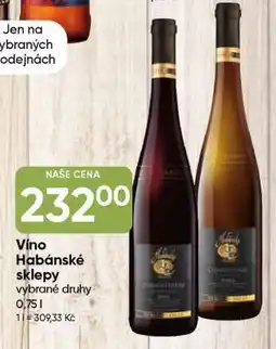 Hruška VÍNO HABÁNSKÉ SKLEPY nabídka