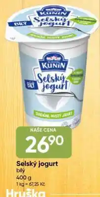 Hruška SELSKÝ JOGURT nabídka
