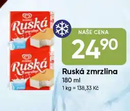 Hruška Ruská zmrzlina nabídka