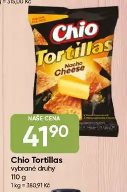 Hruška CHIO Tortillas nabídka