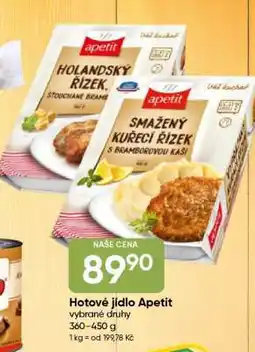 Hruška Hotové jídlo Apetit nabídka