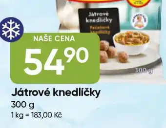 Hruška Játrové knedlíčky nabídka