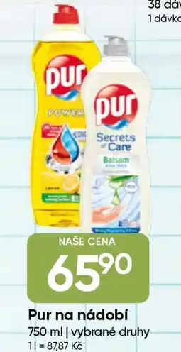 Hruška Pur na nádobí nabídka