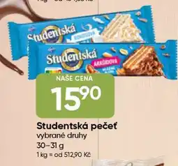 Hruška Studentská pečeť nabídka