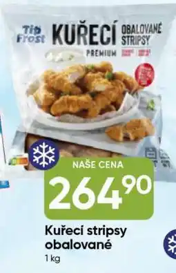 Hruška Kuřecí stripsy obalované nabídka