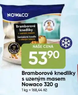Hruška Bramborové knedlíky s uzeným masem Nowaco 320 g nabídka