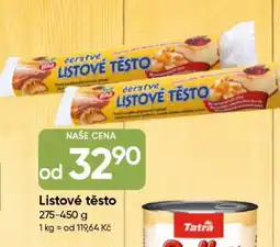 Hruška Listové těsto nabídka