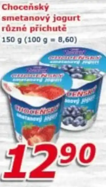 ESO MARKET Choceňský smetanový jogurt nabídka