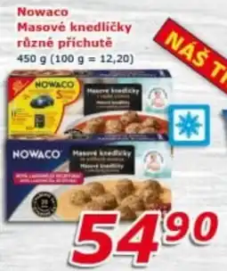 ESO MARKET Nowaco Masové knedličky nabídka
