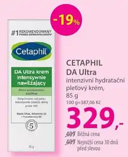 Hebe CETAPHIL DA Ultra intenzivní hydratační pleťový krém nabídka