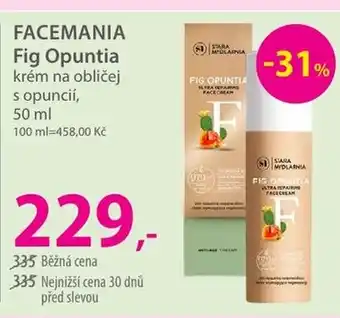 FACEMANIA Fig Opuntia krém na obličej s opuncií
