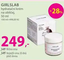 Hebe GIRLSLAB hydratační krém na obličej nabídka