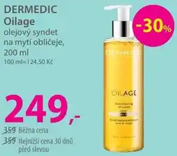 Hebe DERMEDIC Oilage olejový syndet na mytí obličeje nabídka