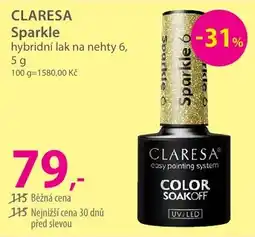 Hebe CLARESA Sparkle hybridní lak na nehty 6 nabídka