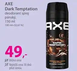Hebe AXE Dark Temptation deodorant sprej pánský nabídka