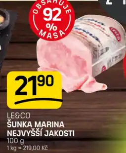 Flop Le&co šunka marina nejvyšší jakosti nabídka