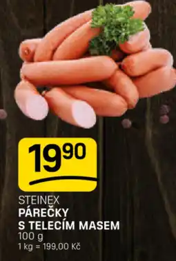 Flop Steinex párečky s telecím masem nabídka