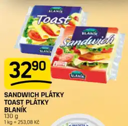 Flop Sandwich plátky toast plátky blaník nabídka