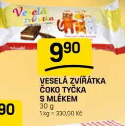 Flop Veselá zvířátka čoko tyčka s mlékem nabídka
