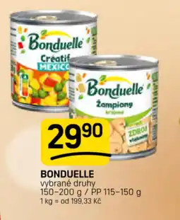 Flop BONDUELLE vybrané druhy nabídka