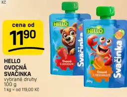 Flop Hello ovocná svačinka nabídka