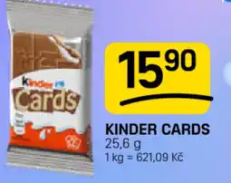 Flop Kinder cards nabídka