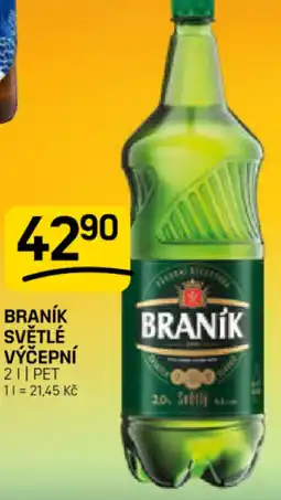 Flop Braník světlé výčepní nabídka