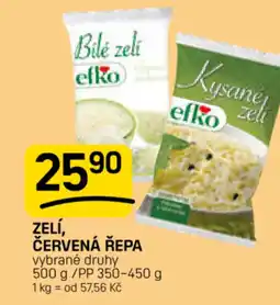 Flop Zelí, červená řepa nabídka