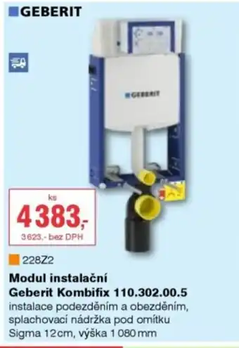 DEK Modul instalační Geberit Kombifix 110.302.00.5 nabídka