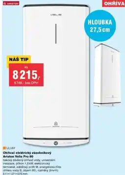 DEK Ohřívač elektrický zásobníkový Ariston Velis Pro 80 nabídka