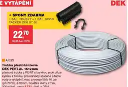 DEK Trubka plastohliníková DEK PERT-AL 16×2 mm nabídka