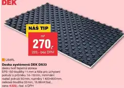 DEK Deska systémová DEK DS33 nabídka